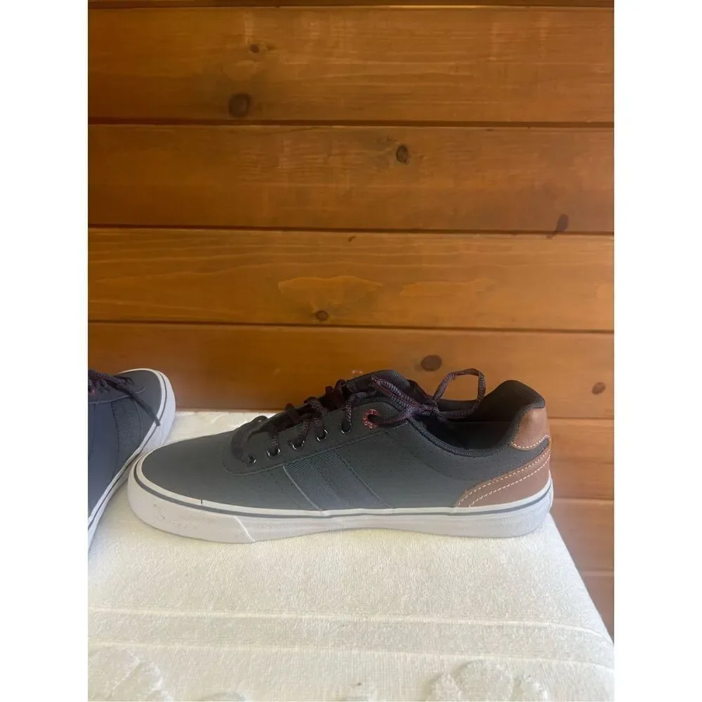 Dockers Men’s charcoal / Brown Casual Sneakers Shoes Men Size 9.5
